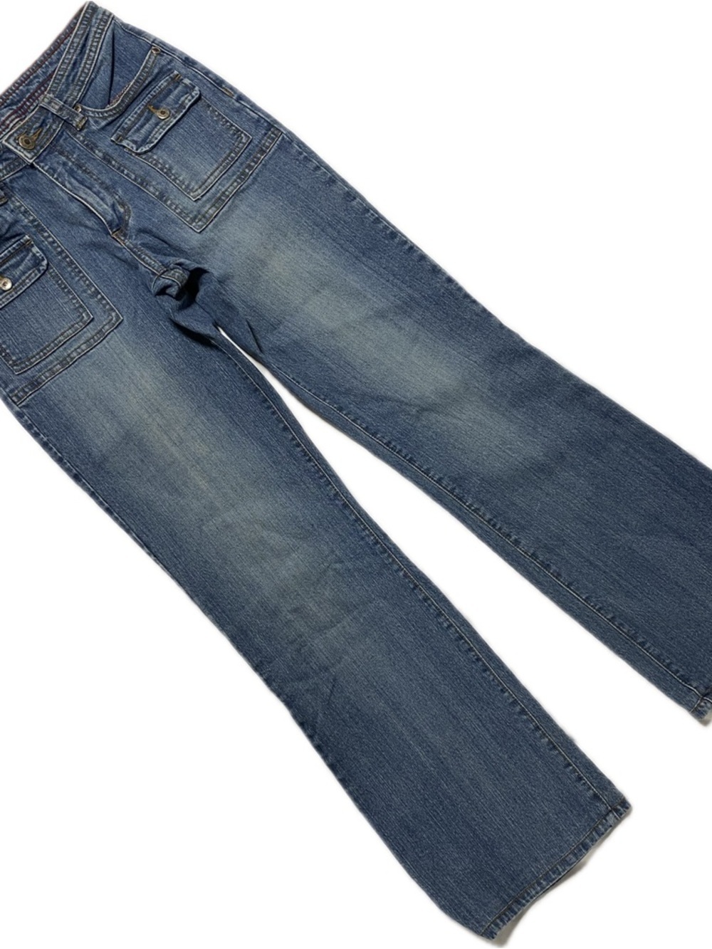 Mu Jeans mid rise flare legs jeans size 8